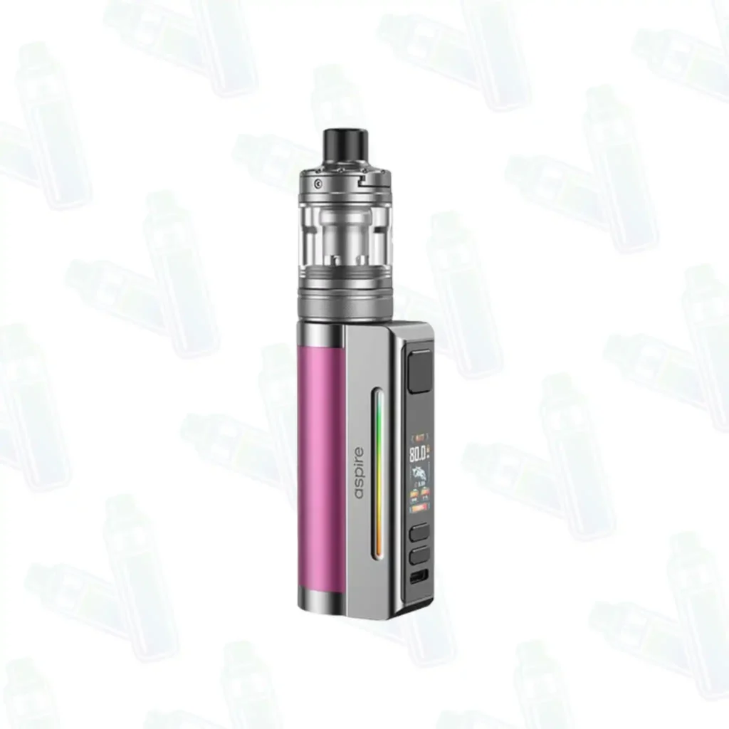 Aspire Zelos M80 Pink Silver Vape Kit