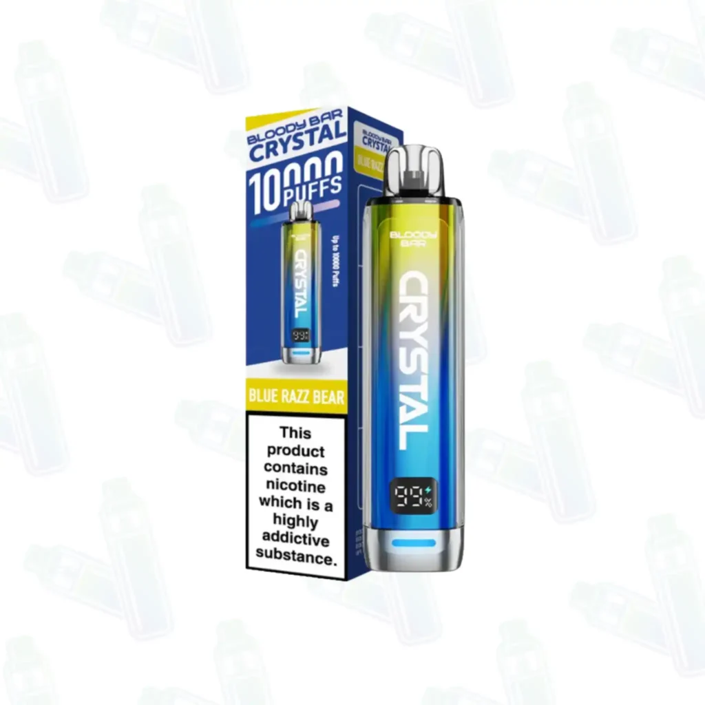 Bloody Bar Crystal 10K Blue Razz Bear Prefilled Pod Kit