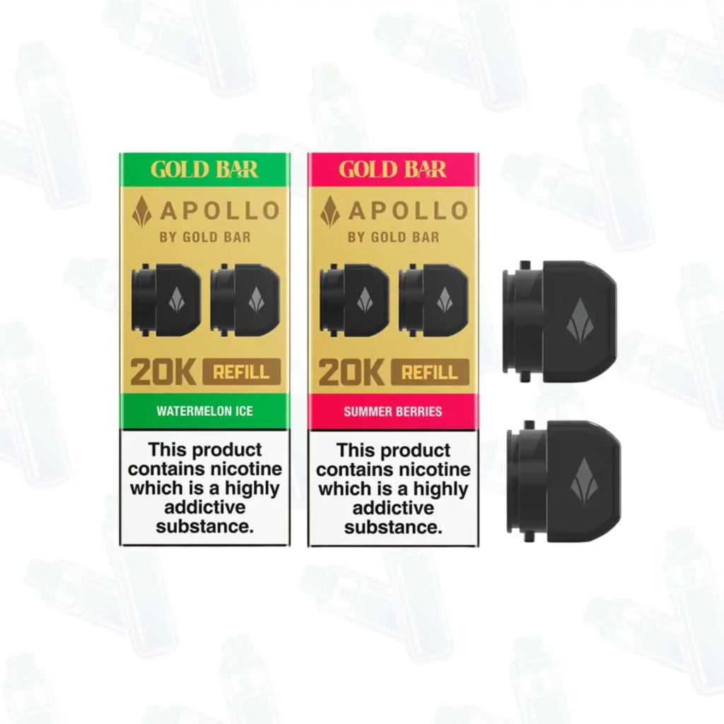 Gold Bar Apollo 20K Puffs Vape Pods