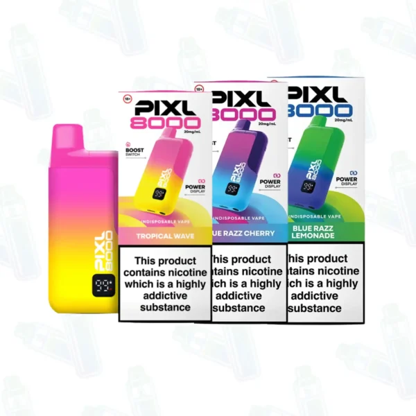 Pixl 8000 Puffs Prefilled Pod Vape Kit
