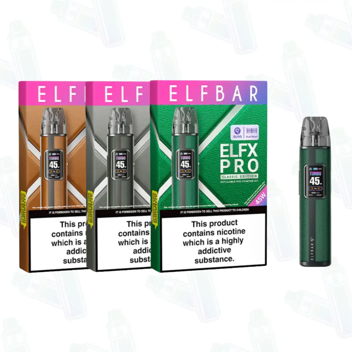 Elf Bar Elfx Pro Classic Pod Kit | Refillable Pod Vape