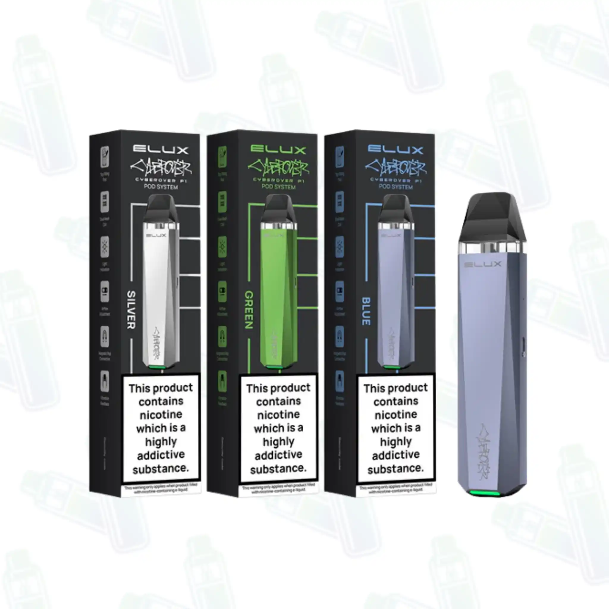 Elux Cyberover P1 Vape Pod Kit Elux Cyberover P1 Vape Pod Kit