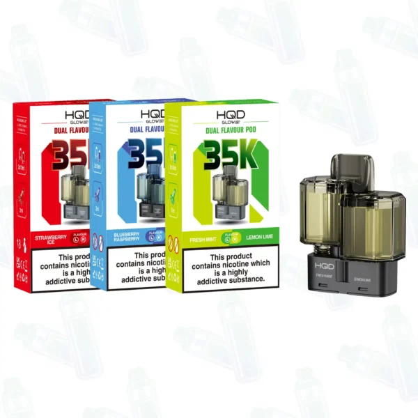 HQD Glow Air 35k Prefilled Replacement Pods