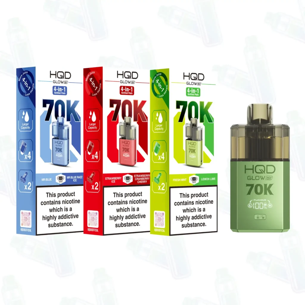 HQD Glow Air 70K Prefilled Pod Kit