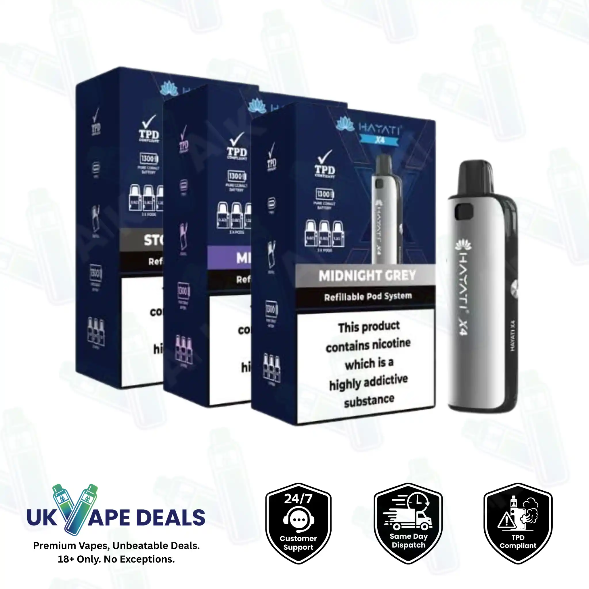 Hayati X4 Refillable Vape Kit Hayati X4 Refillable Vape Kit