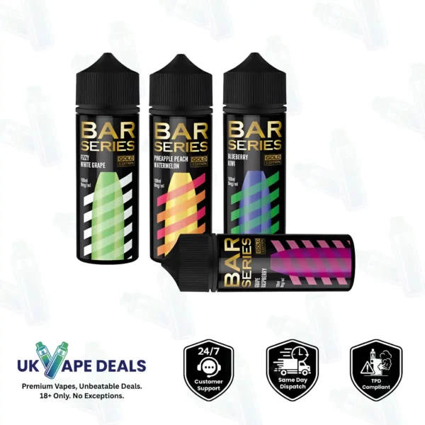 Bar Series Gold Edition 100ml Shortfill E-Liquids