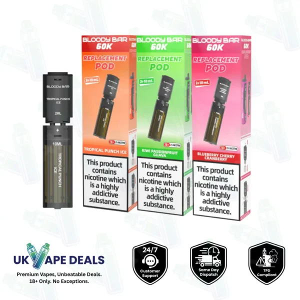 Bloody Bar 60K 4 in 1 Prefilled Pods