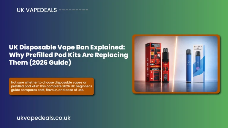 Disposable vape vs prefilled pod kit comparison