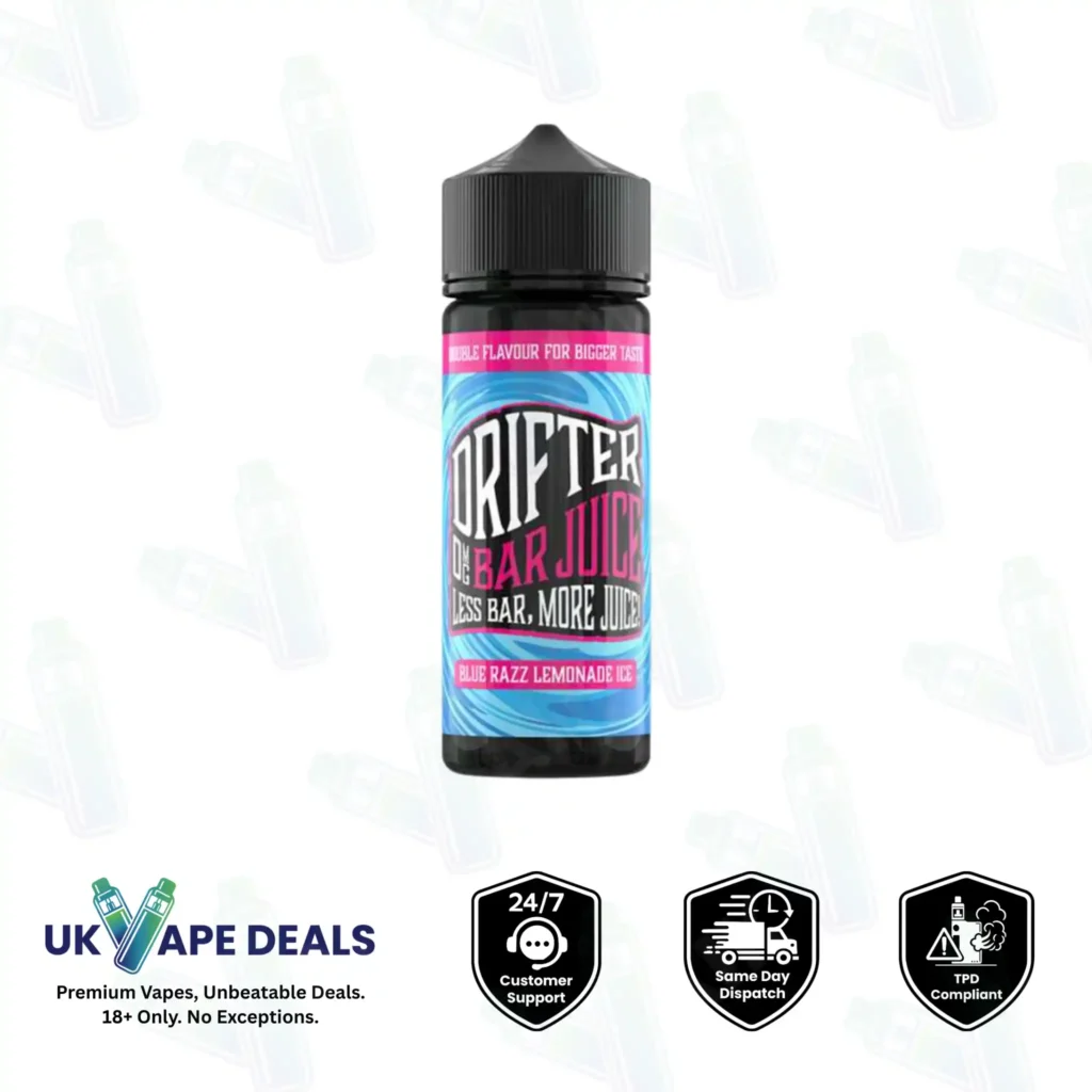 Drifter Bar Juice Blue Razz Lemonade Ice 100ml Shortfill