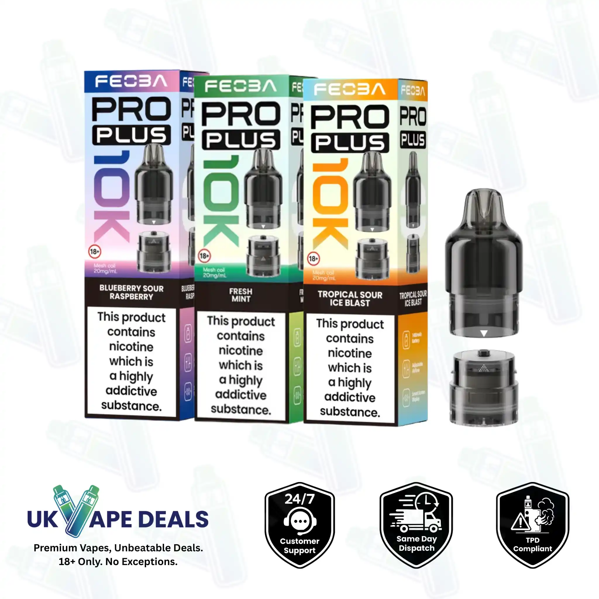 FEOBA Pro Plus 10K Prefilled Pod FEOBA Pro Plus 10K Prefilled Pod