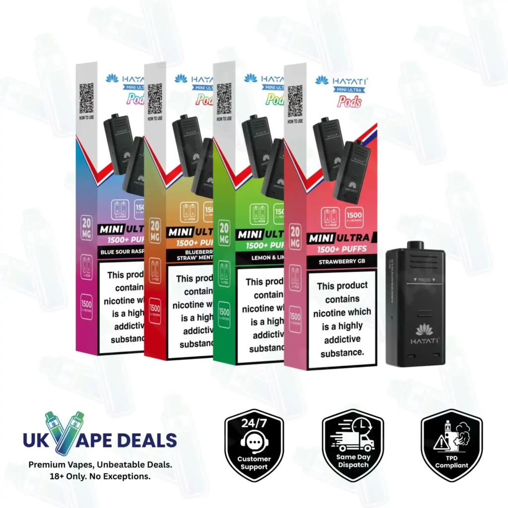 Hayati Mini Ultra 1500 Puffs Replacement Pods