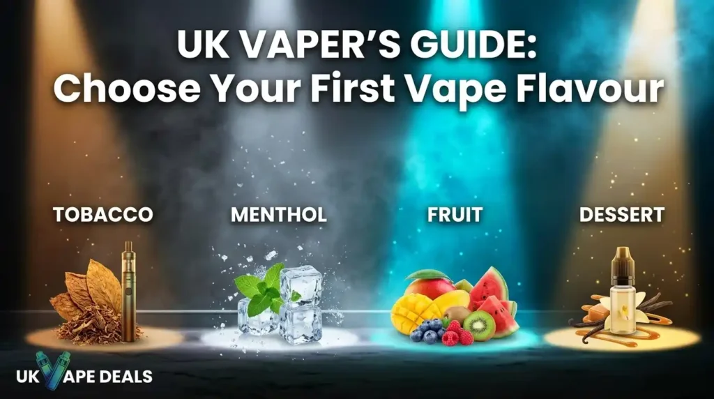 Best Vape Flavours for Beginners How to Choose Your First E-Liquid Flavour (UK Guide 2026)