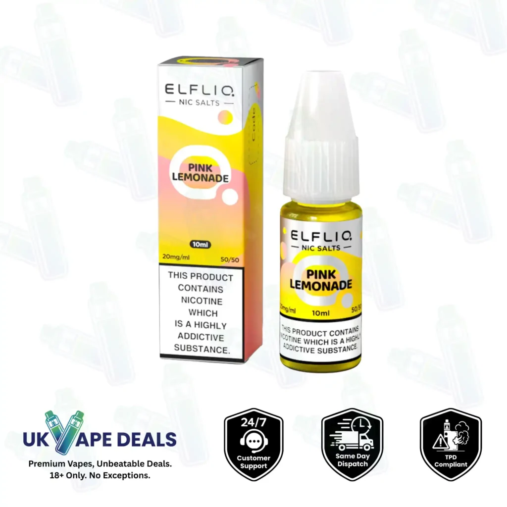 Elf Bar Pink Lemonade Elfliq Vape Juice