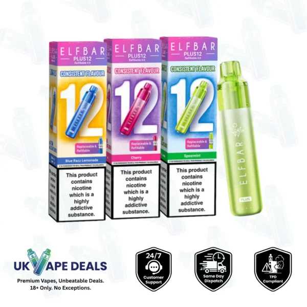 Elf Bar Plus 12 Prefilled Pod Kit