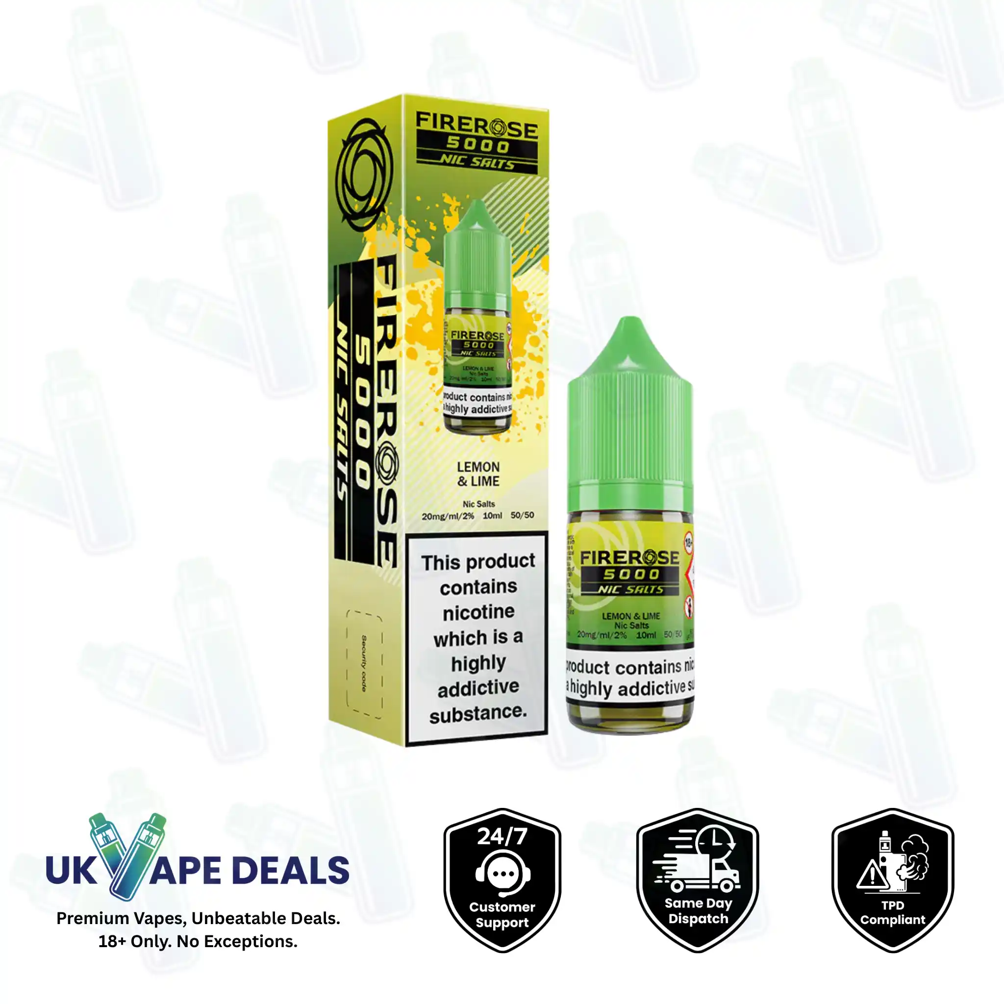 Elux Firerose Lemon & Lime Vape Juice Elux Firerose Lemon & Lime Vape Juice