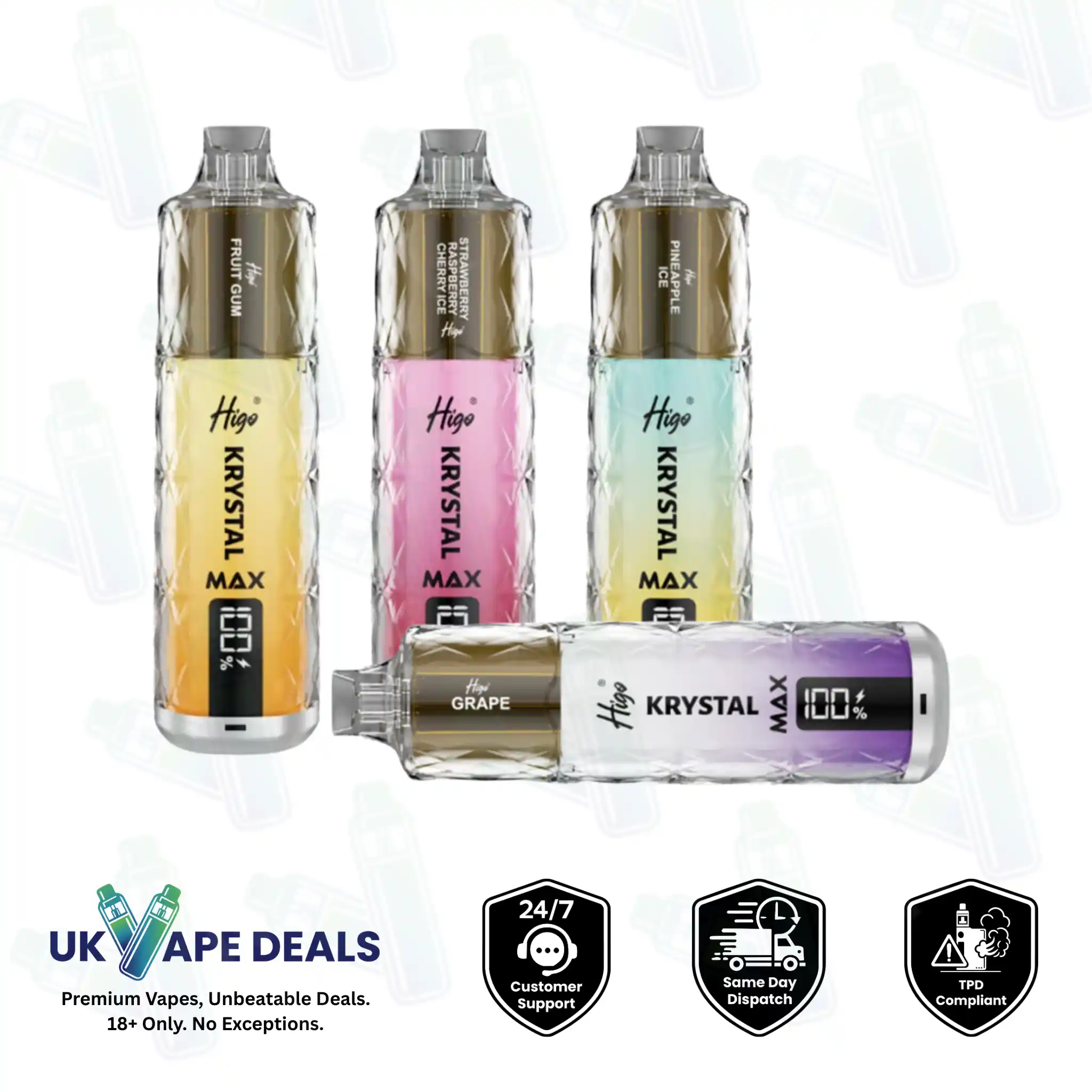 Higo Krystal Max Prefilled Vape Kit Higo Krystal Max Prefilled Vape Kit