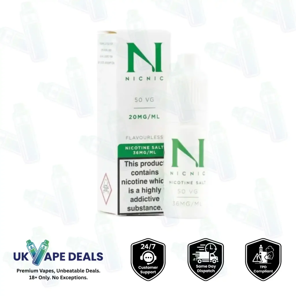 Nic Nic 50_50 Flavourless Nic Salt 11mg Nicotine Shot