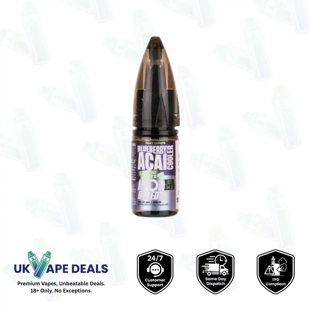 Riot BAR EDTN Limited Edition Blueberry Acai Cooler Nic Salt