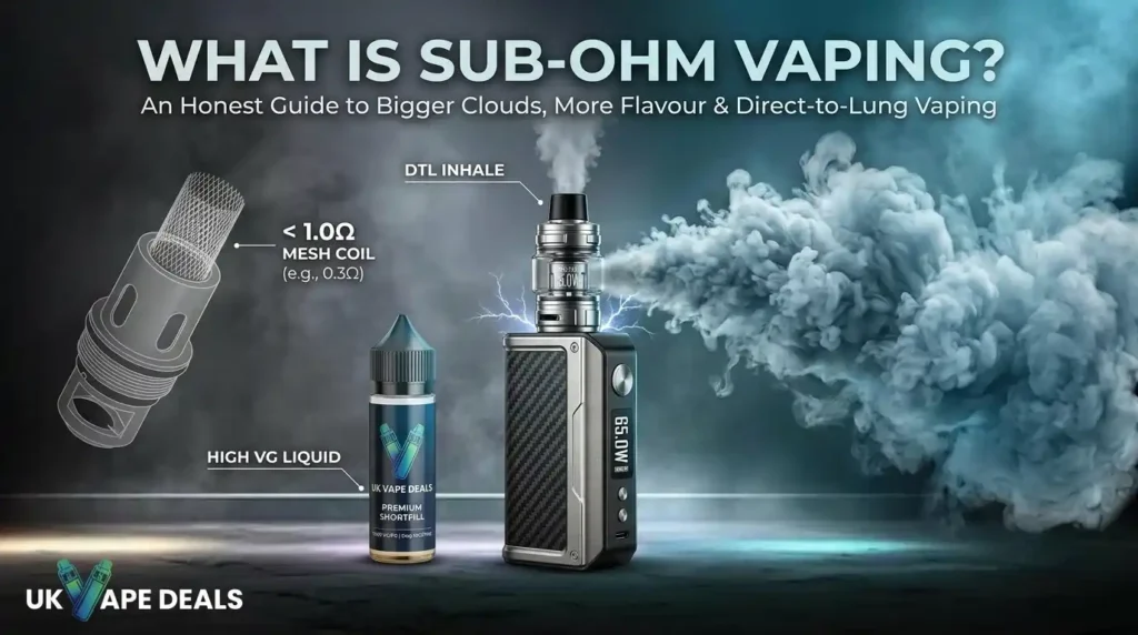 Sub-Ohm Vaping Explained How It Works (Simple Guide)