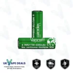 Vapcell P42A 21700 Rechargeable Vape Battery (4200mAh 30A)