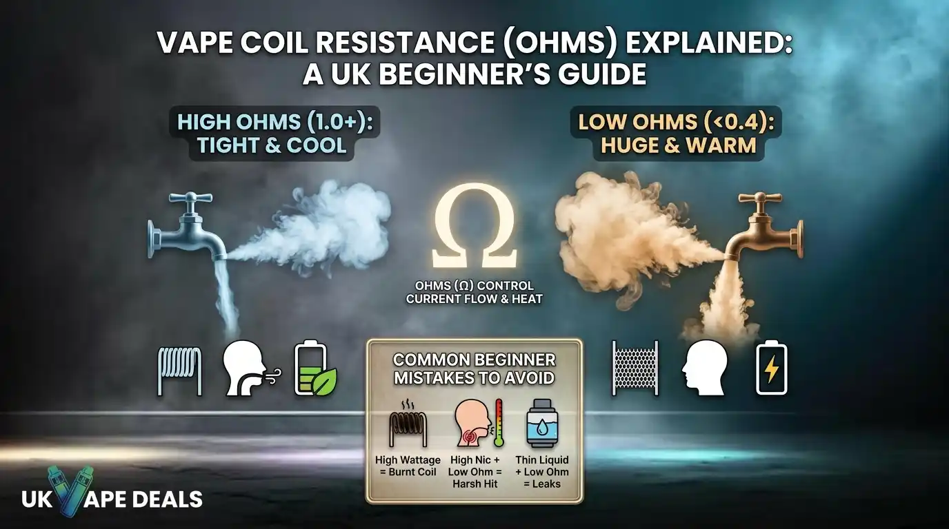 Vape Coil Resistance Explained For UK Beginners (UK Guide)