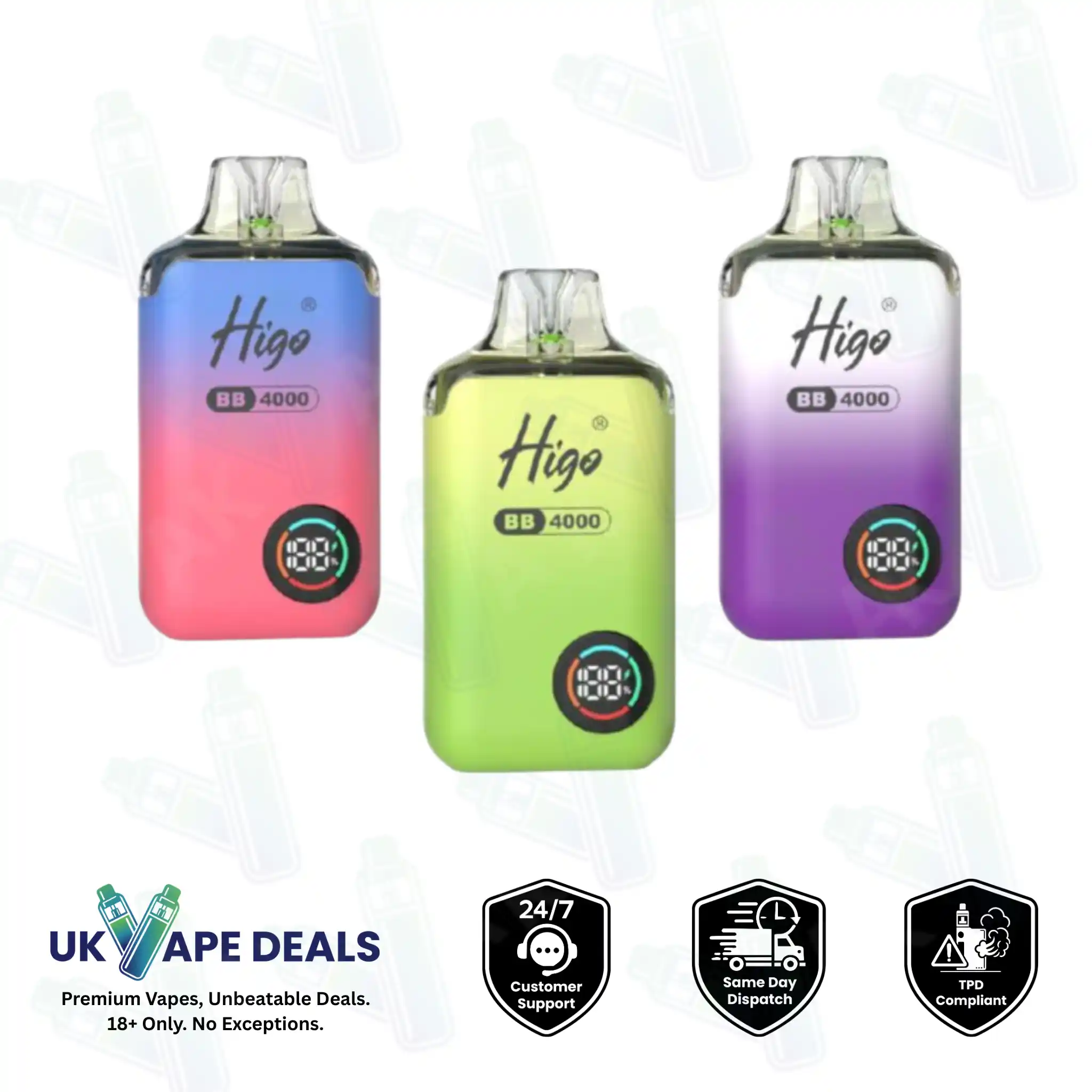 Higo BB 4000 Vape Kit Higo BB 4000 Vape Kit