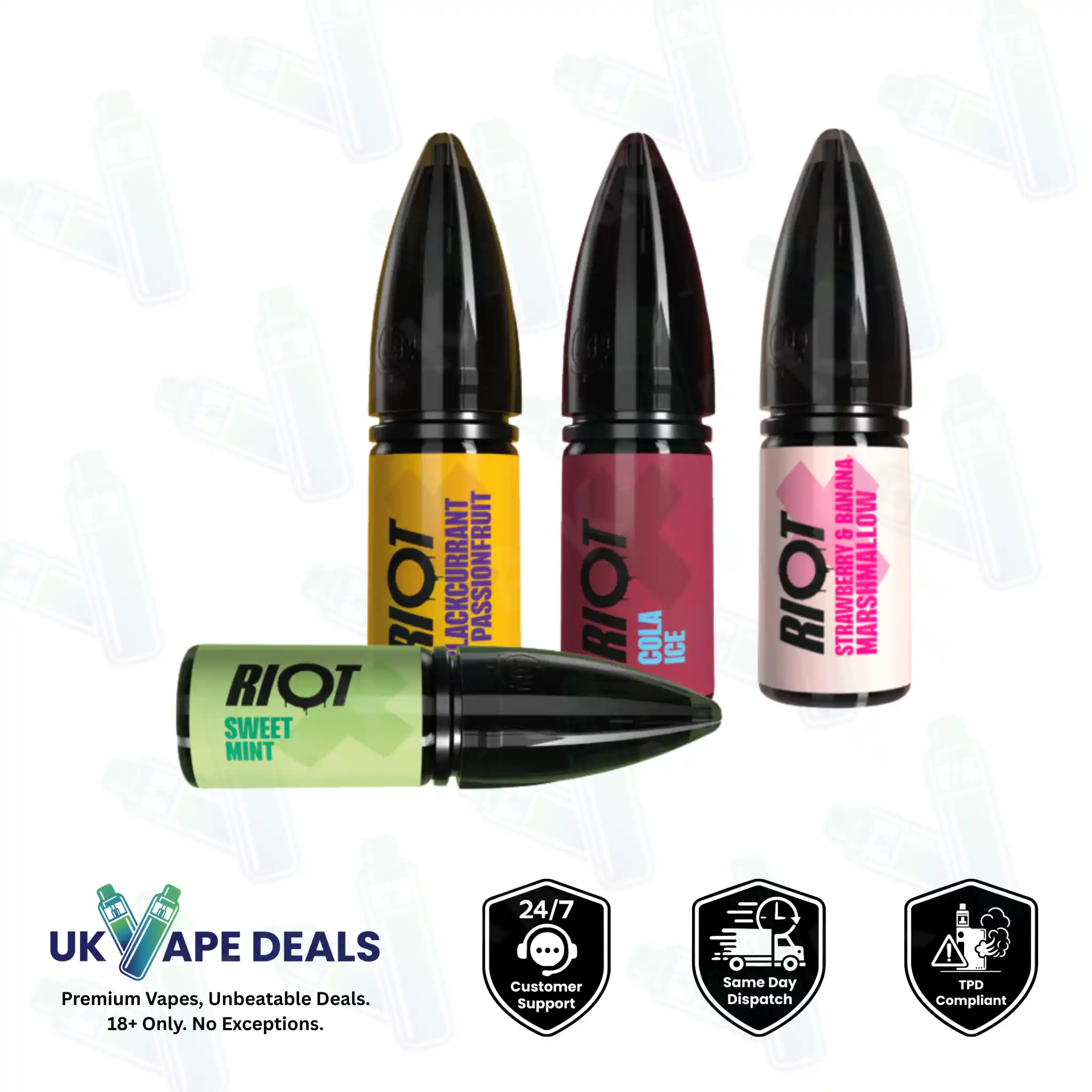 Nic Salt E-Liquid by Riot X Nic Salt E-Liquid by Riot X