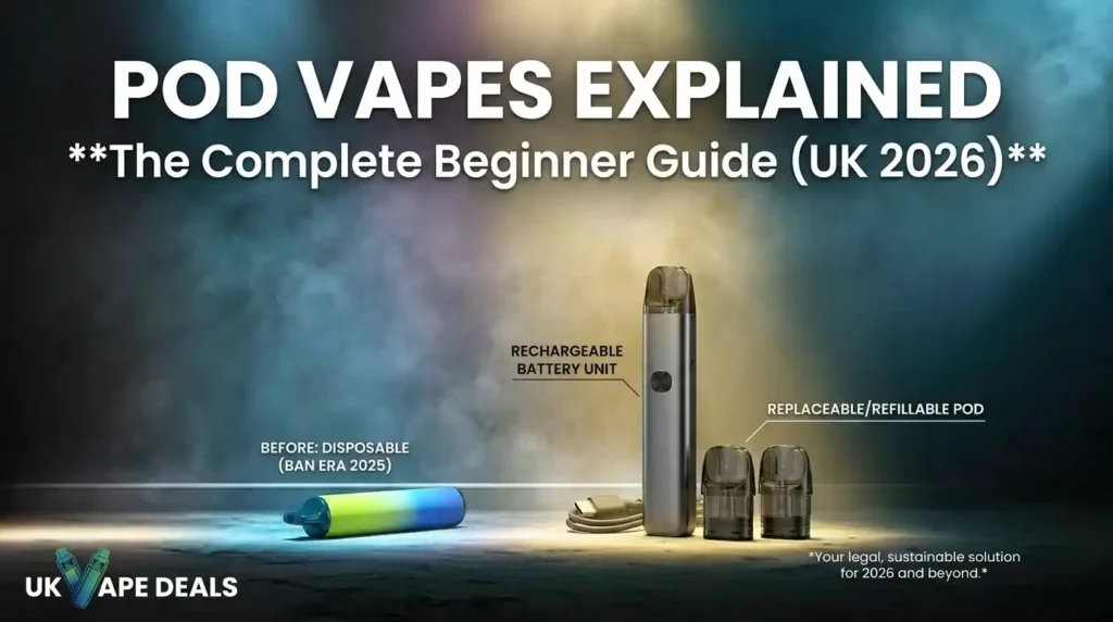 Pod Vapes Explained for New Users The Complete Beginner Guide (UK 2026)