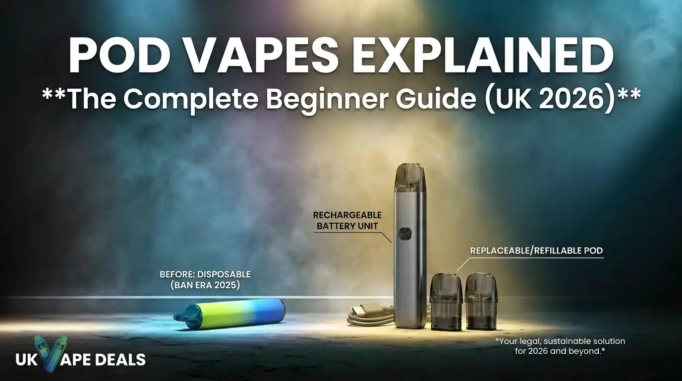 Pod Vapes Explained for New Users The Complete Beginner Guide (UK 2026)