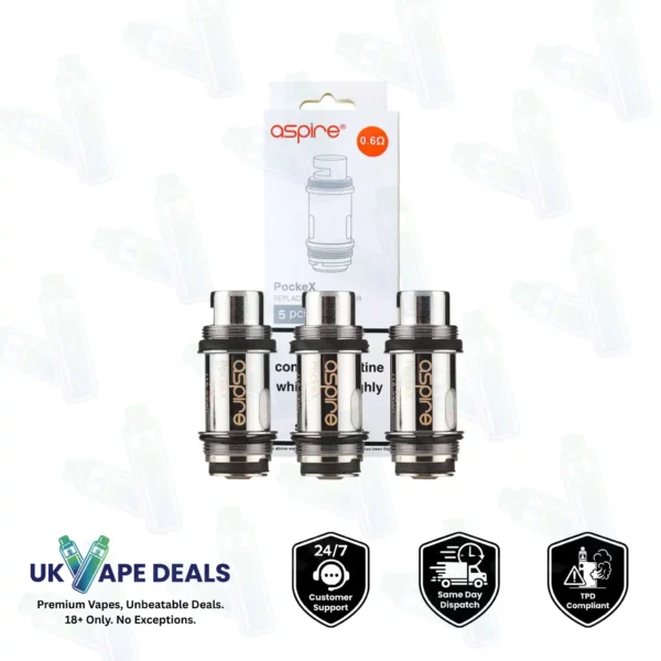 Aspire PockeX Coils