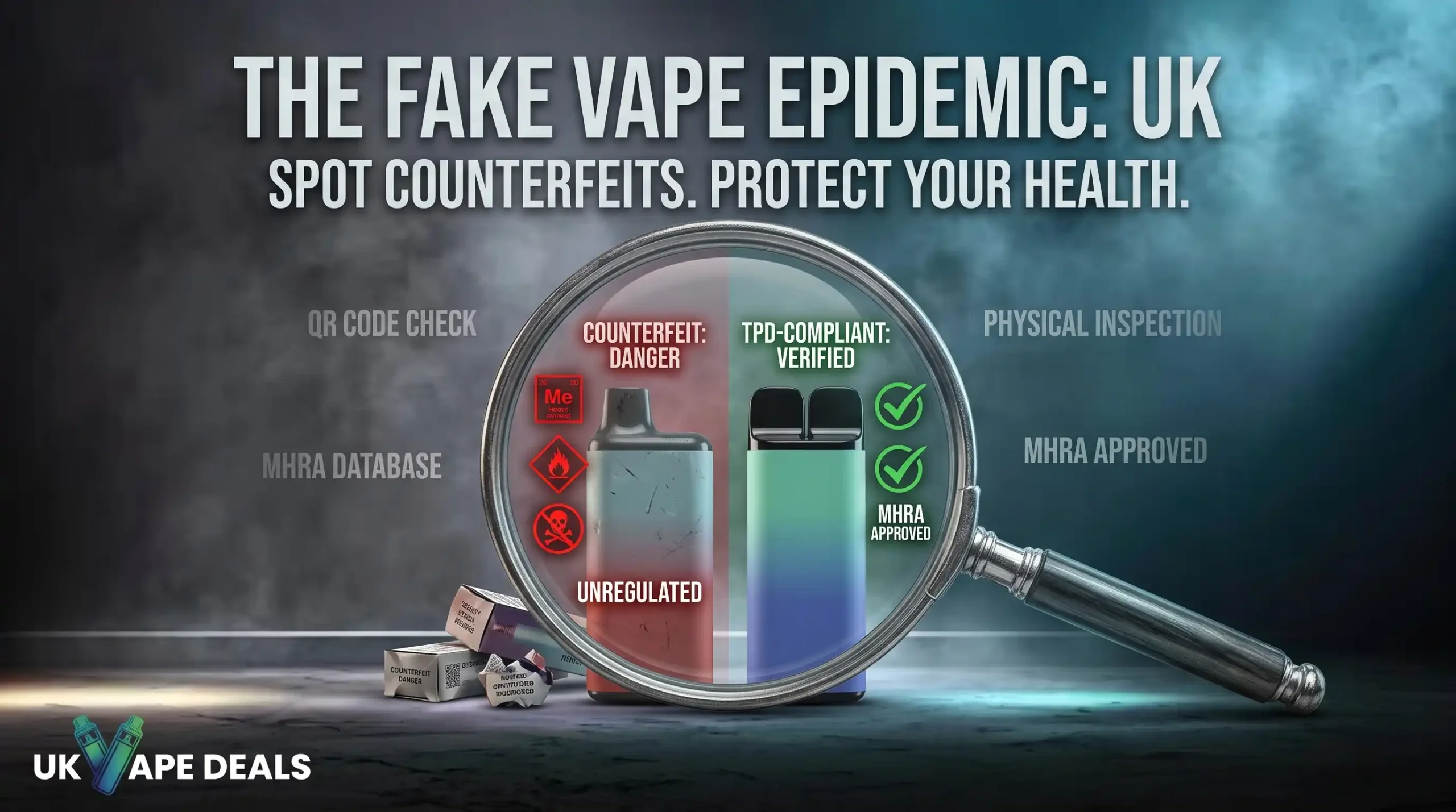 Counterfeit Vapes in the UK How to Spot a Fake Device and Stay Safe