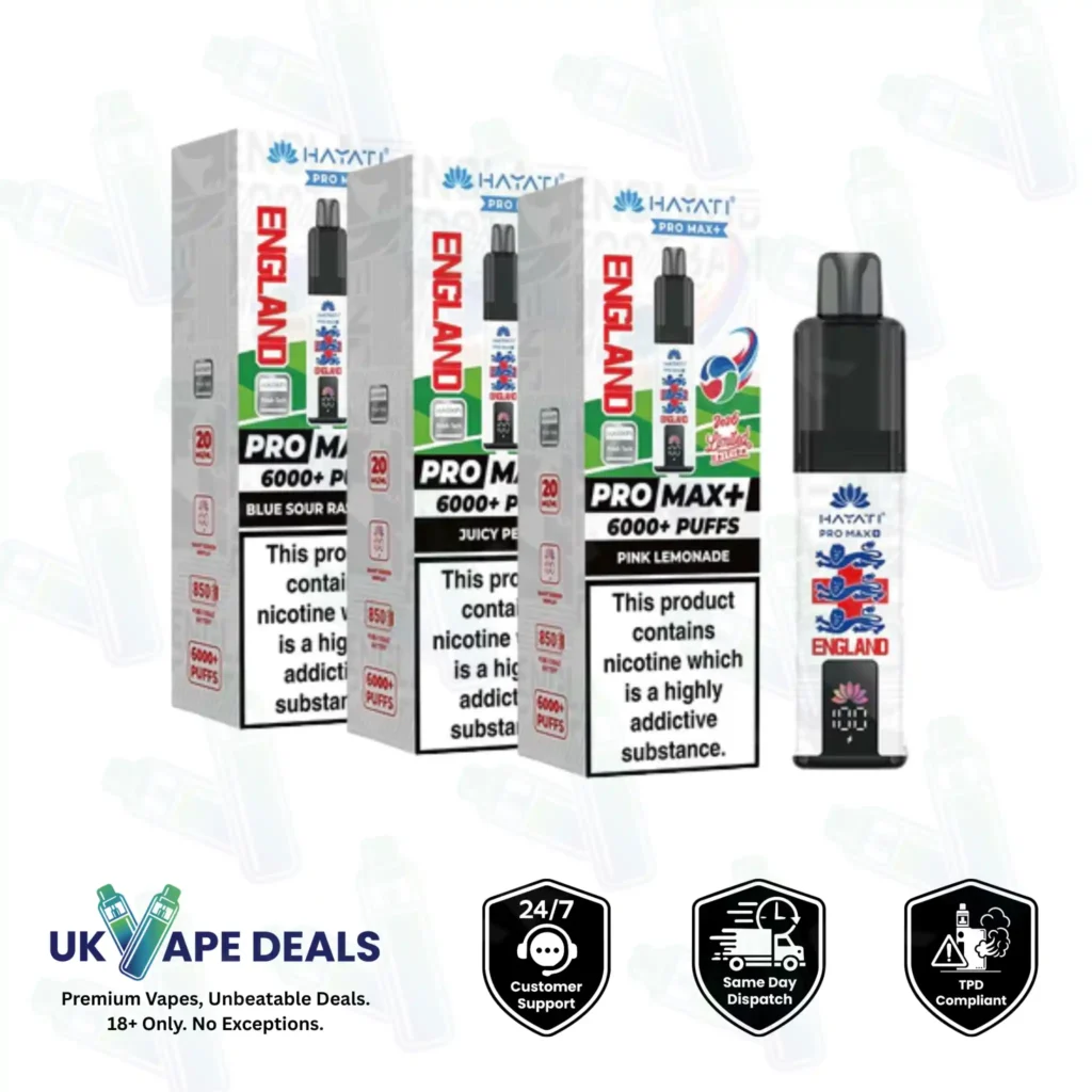 Hayati Pro Max+ 6K Puffs World Cup Edition Prefilled Pod Kit