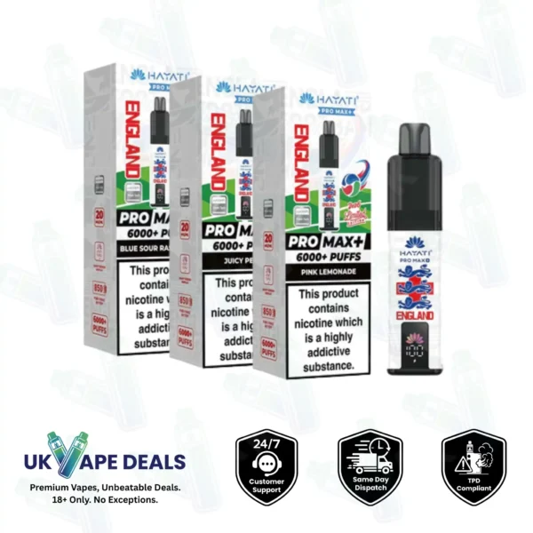Hayati Pro Max+ 6K Puffs World Cup Edition Prefilled Pod Kit