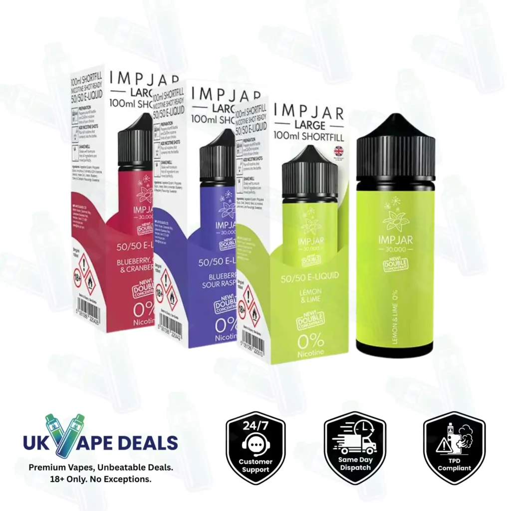 Imp Jar 100ml Double Concentrate Shortfill (50VG_50PG)
