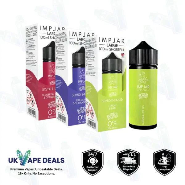 Imp Jar 100ml Double Concentrate Shortfill (50VG_50PG)