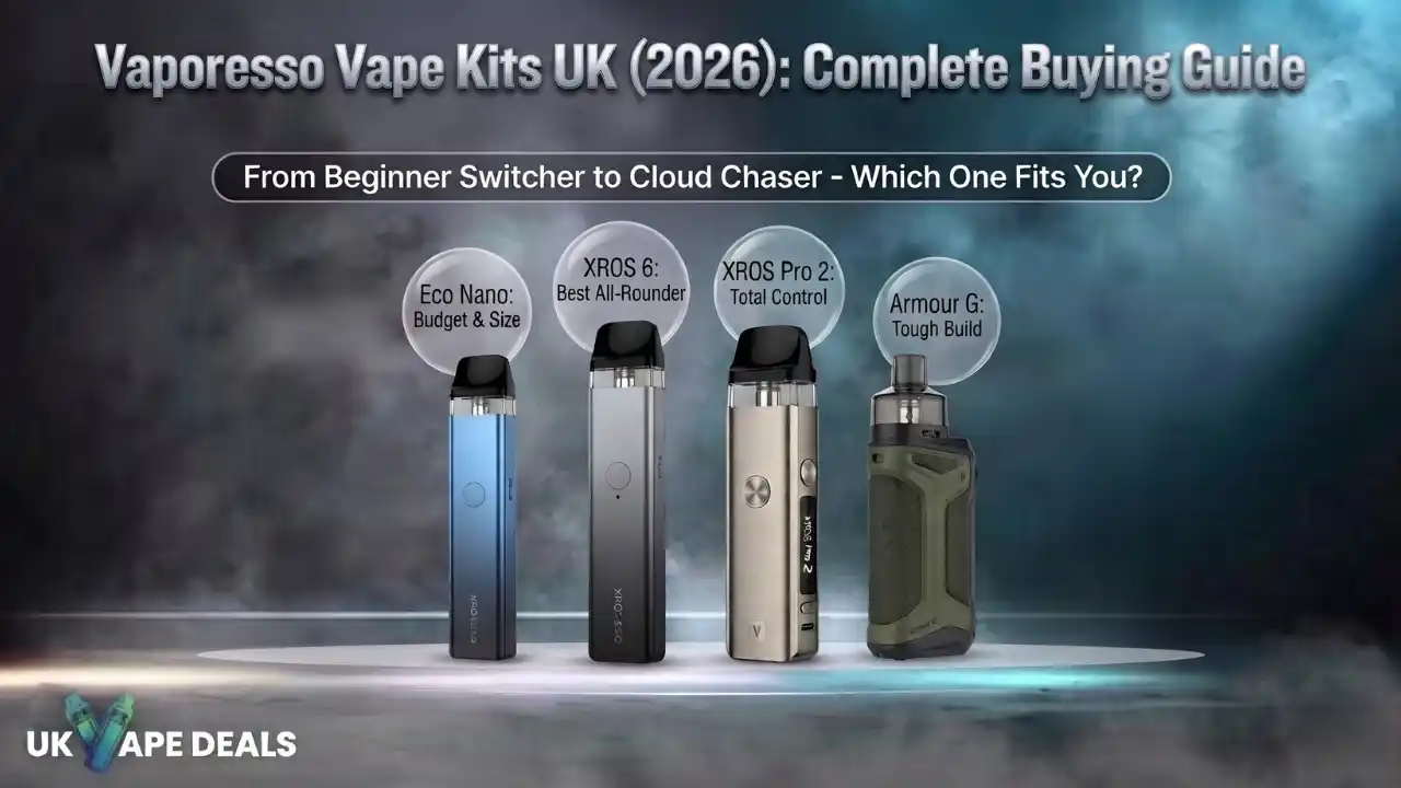 Vaporesso Vape Kits UK (2026): Complete Buying Guide, Features & Best Devices Compared